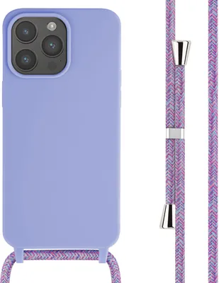 Obrázek produktu pro imoshion silikonové pouzdro s páskem iPhone 15 Pro Max – fialové