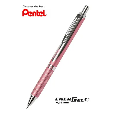 Obrázok produktu pre Gélové pero Pentel EnerGel BL407 - ružové 0,7mm v darčekovej krabičke