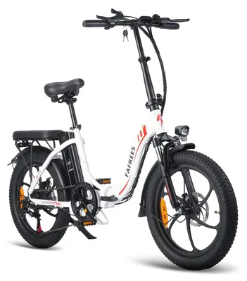 Immagine prodotto di Bicicletta elettrica per adulti - F20 E-MTB - Motore brushless da 250 W - Batteria al litio da 36 V 16 Ah - Ruote da 50,8 cm - Velocità massima 25 km/h - Autonomia 10–30 km - Bianco