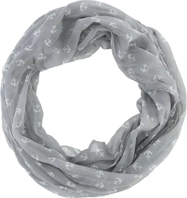 Produktbild von Seiden-Tuch für Damen Anker Motiv Elegantes Mode Seidenschal/Halstuch/Schultertuch Motiv4