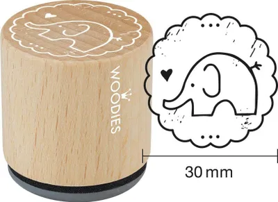 Produktbild von COLOP Motiv-Stempel Woodies "Elefant"