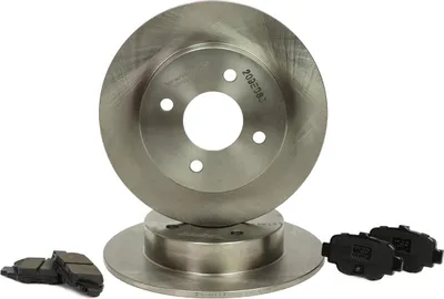 Produktbild von MS 200701090 Bremsensatz, Scheibenbremse Hinterachse für NISSAN MICRA II (K11)