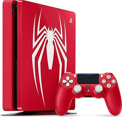 Produktbild von Sony PS4 1TB + Marvel`s Spider-Man, PlayStation 4, Rot, 8192 MB, GDDR5, AMD Jaguar, AMD Radeon