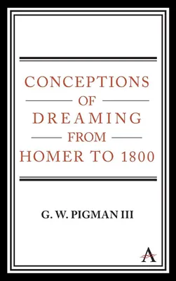 Produktbild von Conceptions of Dreaming from Homer to 1800