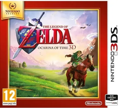 Obrázok produktu pre Nintendo The Legend of Zelda : Ocarina of Time - Selects, Nintendo 3DS, E10 + (starší 10 rokov), Fyzické médiá