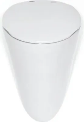 Produktbild von Duravit Absaug-Urinal Starck 1 32x28,5cm, Zul. hinten, mit Deckel, weiß
