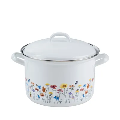 Produktbild von Riess Fleischtopf mit Deckel 20cm 3,5l Flora 0124-070