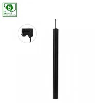 Produktbild von Spectrum 3-Phasen-Stromschiene Pendelleuchte Chloe Slim Schwarz max. 25W GU10 MR11 kürzbar verstellbarer Abstrahlwinkel