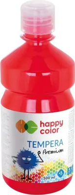 Produktbild von Premium Temperafarbe 500ml rot HAPPY COLOR