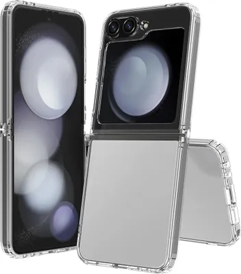 Immagine prodotto di Custodia per Samsung Galaxy Z Flip 7 FE / Z Flip 6 - Cover posteriore Phonesta Scratchproof - Trasparente