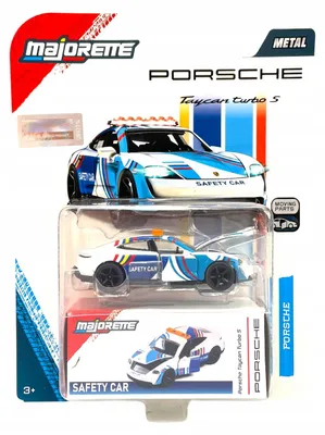 Produktbild von Majorette Porsche Taycan Turbo S Safety Car Modellauto 1:64