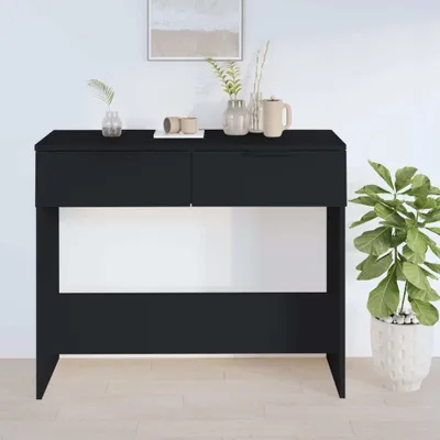 Produktbild von Möbel Konsolentisch Schwarz 90x36x75 cm Holzwerkstoff - Beistelltische &27200