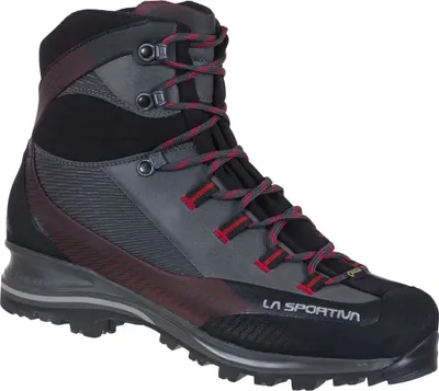 Bergschuh "Trango Trk Leather GTX" von La Sportiva in Schwarz und Rot; geeignet für Herren.