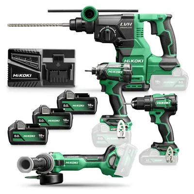 Produktbild von HiKOKI 18DE(5.0) (Transporttasche) Combo Kit (1Stk.)