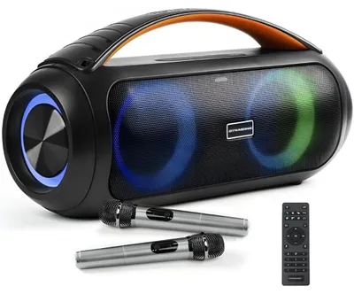 Image de DYNASONIC D93 : Enceinte Bluetooth portable, étanche IPX7. Enceinte d'extérieur sans fil