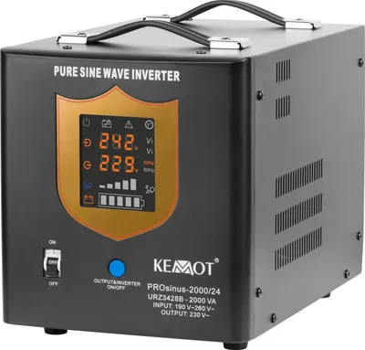 Produktbild von Kemot PROsinus 2000 UPS - 1400W, 24V/230V Backup