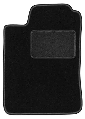 Produktbild von Fahrermatte Velours für Renault Megane I 1995-2002 (Cabrio/Coupé) – 1-tlg, Schwarz, passgenau – Wielganizator LUX