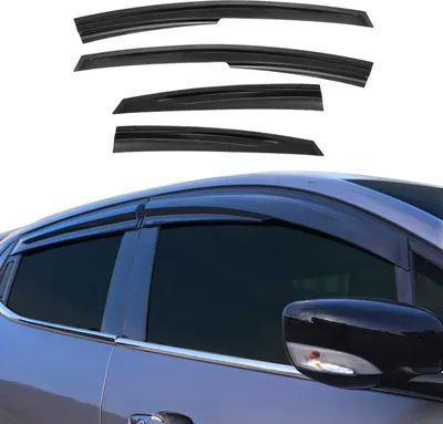Zdjęcie produktu dla 4x owiewka przeciwdeszczowa do Toyota Prius 2012-2015 akrylowa ciemna