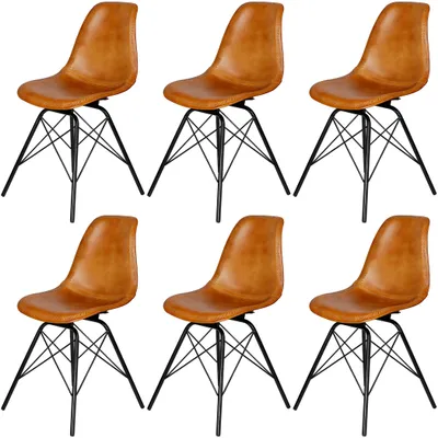Produktbild von Stuhl Esszimmerstuhl Leder Stuhl Stühle