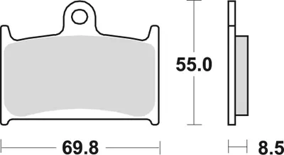 Zdjęcie produktu dla Klocki hamulcowe kpl. TRW MCB595