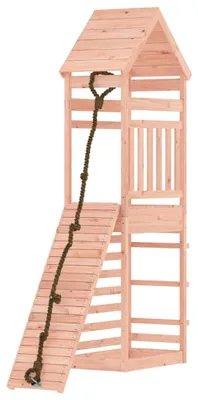 Produktbild von vidaXL Spielturm mit Kletterwand Massivholz Douglasie