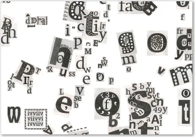 Produktbild von Tulup® Glas-Bild - 100 x 70 - Wandbild aus Glas - Wandkunst - Wandbild hinter gehärtetem Sicherheitsglas - Sprüche - Zeitung Buchstaben - Schwarzweiß