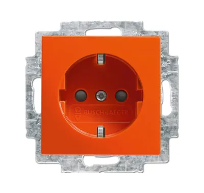 Produktbild von BJ balance SI Steckdosen- 20 EUCB-14-914 Einsatz mit erh. Ber.-sch. / orange