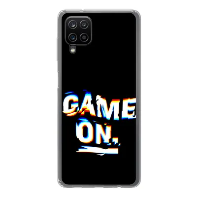 Produktbild von MuchoWow® Handyhülle Schutzhülle Hülle für Samsung Galaxy A12 Spiele - Spiel - Zitat Silikon Softcase Handy Hülle - Bild