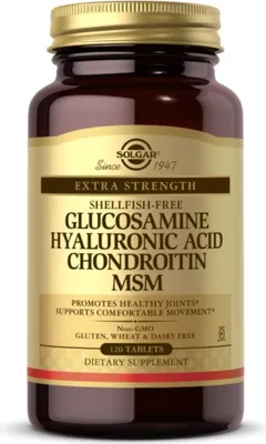 Imagen del producto de Solgar Suplementos dietéticos Glucozamine Hyuluronic Acid Chondroitin Msm, BI6053