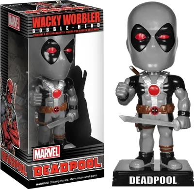 Produktbild von Marvel Deadpool Wacky Wobbler Bobble Head - Funko Wacky Wobbler Bobble Head Wackelkopf