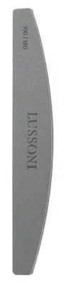 Productafbeelding van LUSSONI Mylar, set van 10 halve nagelvijlen, korrelgrootte 100/180