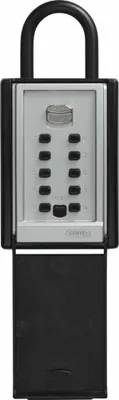 Zdjęcie produktu dla ABUS KeyGarage 767, Metal, Cynk, Czarny, Kod, 82 x 47 x 119 mm, 61 x 14 x 96 mm, Blister
