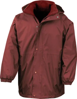 Produktbild von Result - Jacke wendbar für Kinder RW10226 (128) (Burgunderrot)