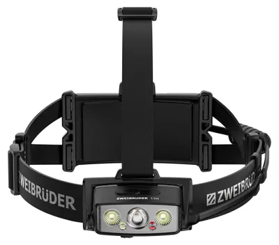 Produktbild von Zweibrüder ZB11H LED Stirnlampe aufladbar 2500 Lumen USB- C
