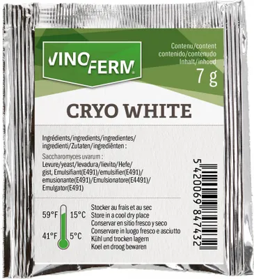 Obrázok produktu pre Vínne kvasinky - Vinoferm, Cryo White, suché, 7g