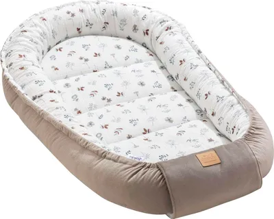 Produktbild von Simply Nature Musselin & Latte Velvet Baby nest Kokon XXL