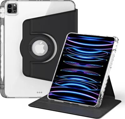 Produktbild von iPad Air 11 (2024/2025/2026) / Air (2020/2022) Hülle - Coverup 360° Rotating Folio Klapphülle mit Schlaf/Wach-Funktion - Schwarz
