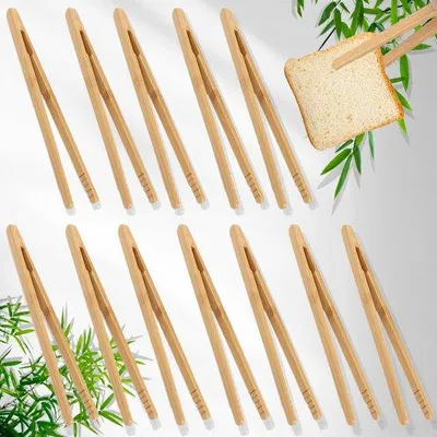 Produktbild von Bambusgrillstäbchen - 12 Stück Hitzebeständig - Herstellbar und Sicher