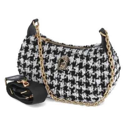 Produktbild von LIU-JO BRIONIA Hobo-Tasche Weiß, Hahnentrittmuster, kupferglänzend, 15x26x7 cm