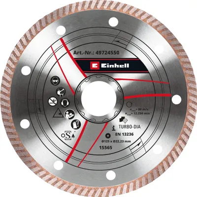 Produktbild von Einhell DIA-Trennscheibe dünn 125x1,2 Winkelschleifer-Zubehör