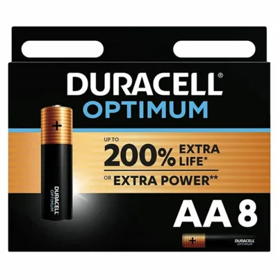 Imagen del producto de DURACELL Batería Optimum AA MN1500/LR6 – Pack de 12 unidades (oferta)