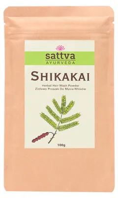 PROSZEK ZIOŁOWY DO MYCIA WŁOSÓW SHIKAKAI 100 g - SATTVA (AYURVEDA)