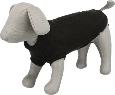 Zdjęcie produktu dla Trixie Sweter KENTON czarny Rozmiar: S:36cm, klatka piersiowa:42cm, szyja:32cm