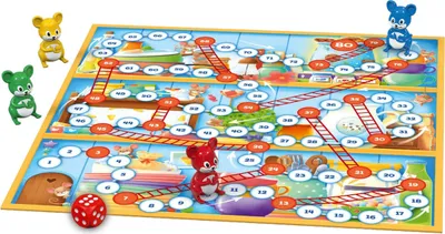 Immagine prodotto di Schmidt Spiele Das große Leiterspiel, Brettspiel, Kinderspiel, Gesellschaftsspiel, Spiel, 2 bis 4 Spieler, 40553