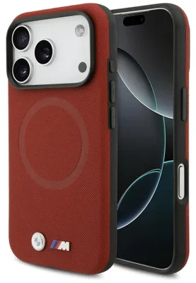 Produktbild von Etui Bmw M Fw Metal Logo Magsafe Do Iphone 17 Pro Czerwony