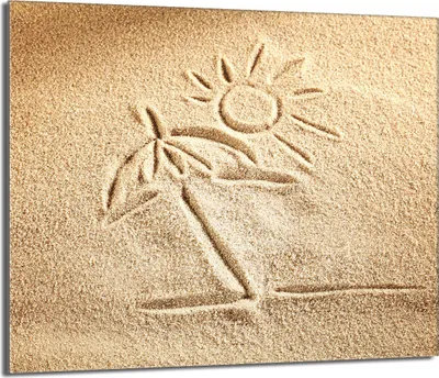 Produktbild von Glas-Herdplattenschutz 60x52 Beach