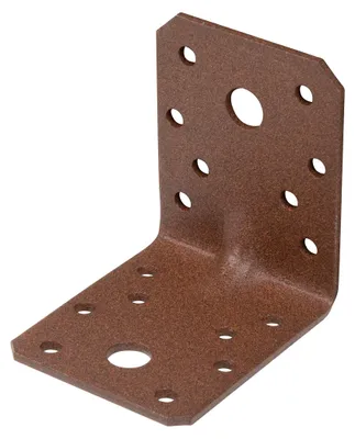 Produktbild von Alberts 301200 DURAVIS® Schwerlast-Winkelverbinder mit Sicke | rostbraun duplexb