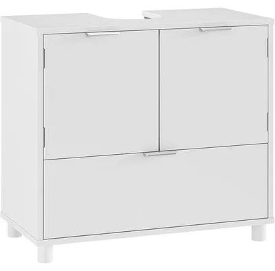 Obrázek produktu pro Koupelnová skříňka pod umyvadlo se 2 dvířky DJ504358_1, 30 x 60 x 60 cm, bílá