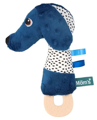 Immagine prodotto di Hencz Toys Peluche educativo, Cane con squeaker e teether, granata