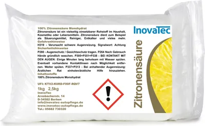 Produktbild von 1 kg Zitronensäure Granulat